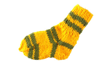 Colorful wool sock