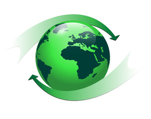 Logo earth globe