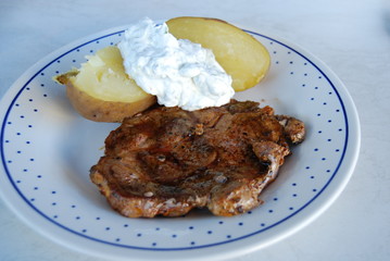 Gegrilltes Steak