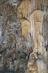stalactites in cave