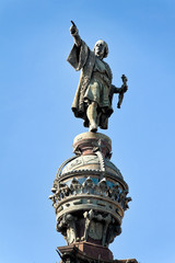 Fototapeta na wymiar Spanien - Barcelona - Pomnik Colom