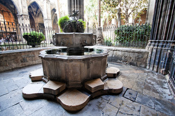 Spanien - Barcelona - La Catedral - Kreuzgang