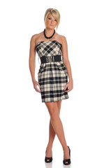 Young blond womanl's portrait