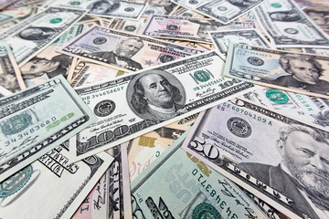 Amerikanische Dollar Geldscheine