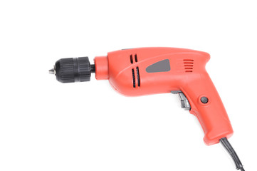 Red electric drill