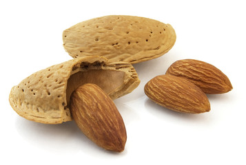 Dried almonds