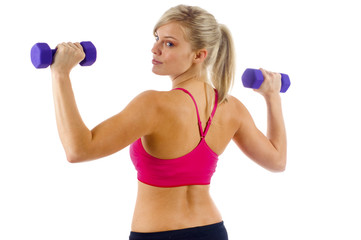 Fitness - Lifting the Dumbbells
