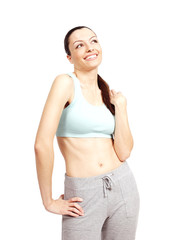 Athletic young woman