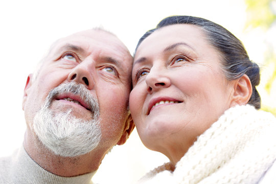 Hopeful Older Couple