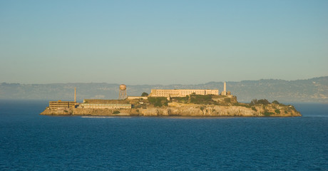 Obraz premium Famous Alcatraz prison in San Francisco