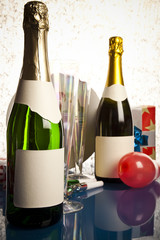 Party with champagne
