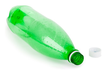 Empty bottle and cap