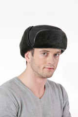 Obraz premium Young Man In A Hat