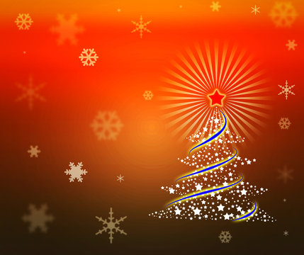 Christmas new year background