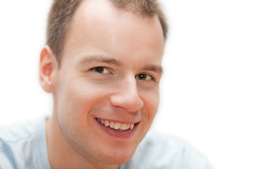 Fototapeta premium Smiling blond man