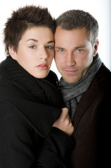 Obraz premium Beautiful woman with pretty man