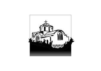 Griechische Kirche Illustration