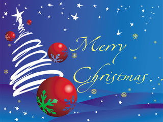 Fototapeta premium Vector Christmas background