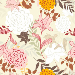 floral seamless pattern