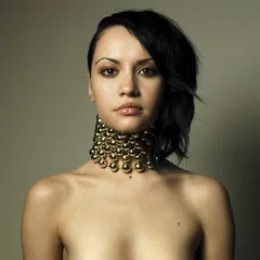 Foto op Plexiglas Woman with modern jewelry © Egor Mayer