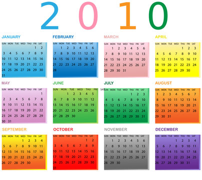 Color calendar