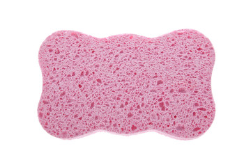 Bath sponge isolated on a white background