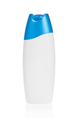 Shampoo bottle isolated on a white background