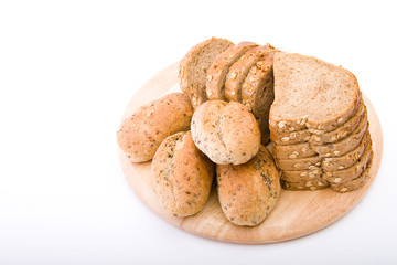 Bread on plate