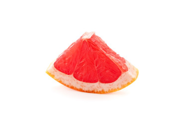 Grapefruit isolated on white