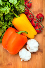 Fresh tasty vegetables