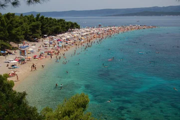 Foto op Plexiglas Gouden Hoorn strand, Brac, Kroatië Zlatni Rat - Brac - Kroatië