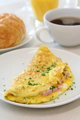Poster Ham and Cheese Omelette © JJAVA