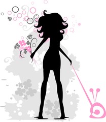 Silhouettes of the woman 7