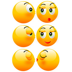 Kiss Love Smiley Icons