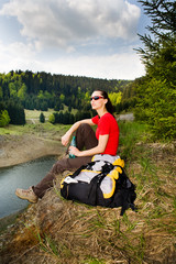 hiking woman