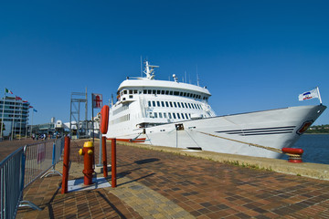 Ship in Quebec, Canada