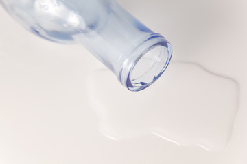 fresh bottle of water