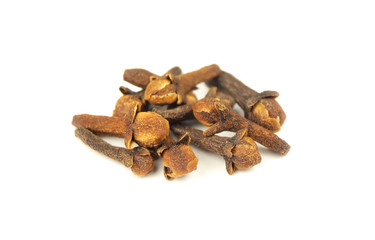 Clove isolated on white