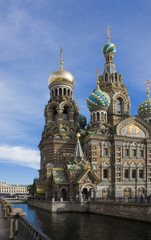 Fototapeta na wymiar Zbawiciela na Krwi świątyni, Petersburg