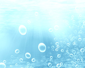 Ocean floor and surface