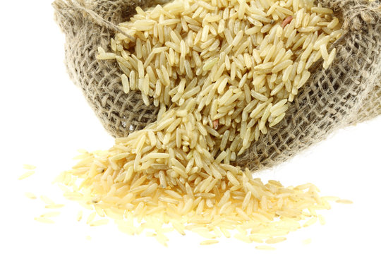 ballotin toile jute riz complet fond blanc