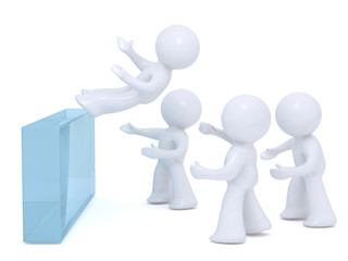 Falling intro safe hands-corporate games