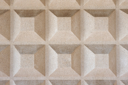 Truncated pyramid concrete texture
