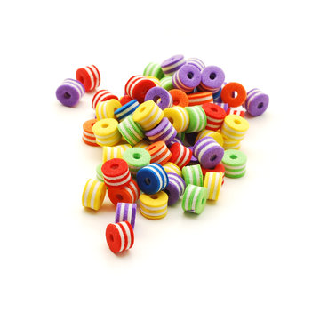 colored toy beads