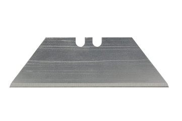 Razor blade on white with clipping path