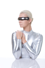 Beautiful cyber woman ....