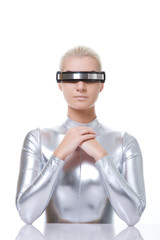 Beautiful cyber woman ....