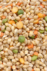 soup mix, organic barley, lentil, split pea