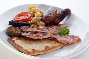 traditional irish breakfast in some very different variations
