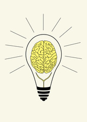 symbol of brain storm